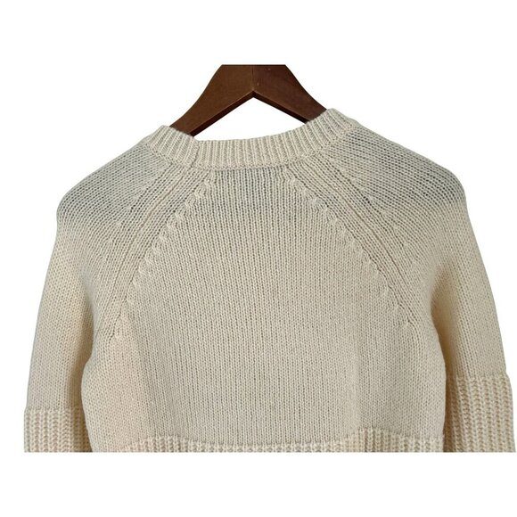 Banana Republic Italian Yarn Chunky Ribbed Knit Crewneck Size XSmall - Picture 7 of 9